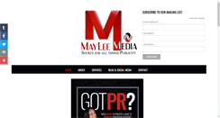 Desktop Screenshot of mayleemedia.com