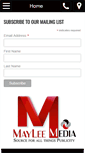 Mobile Screenshot of mayleemedia.com
